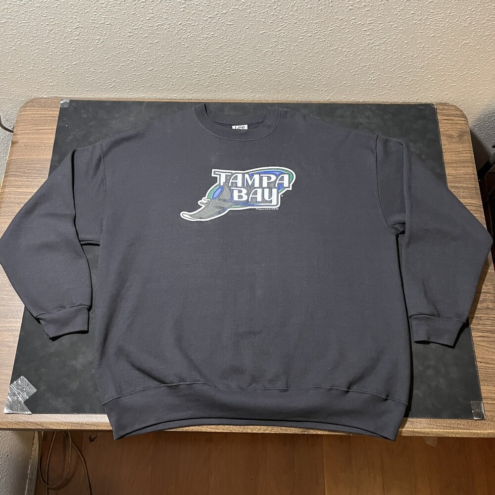 Tampa Bay Devil Rays Vintage Sweatshirt Pullover 1990s Y2K Nutmeg Fred Mcgriff